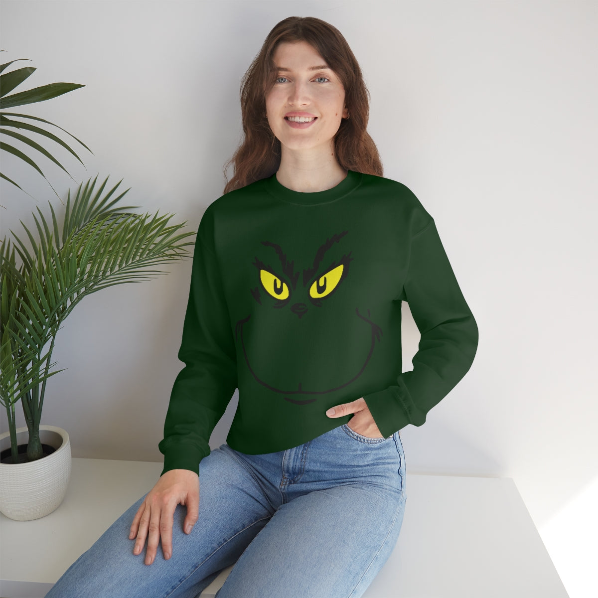 Grinch Face - Unisex Sweatshirt