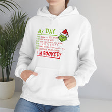 Load image into Gallery viewer, My Day I&#39;m Booked Grinch Christmas - Unisex Hoodie
