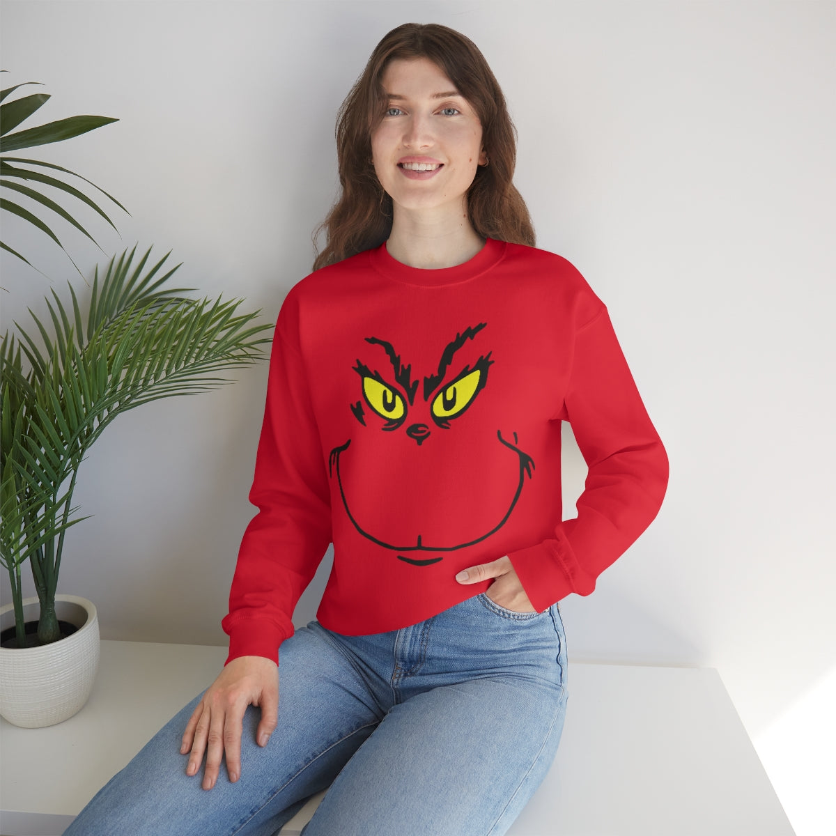 Grinch Face - Unisex Sweatshirt