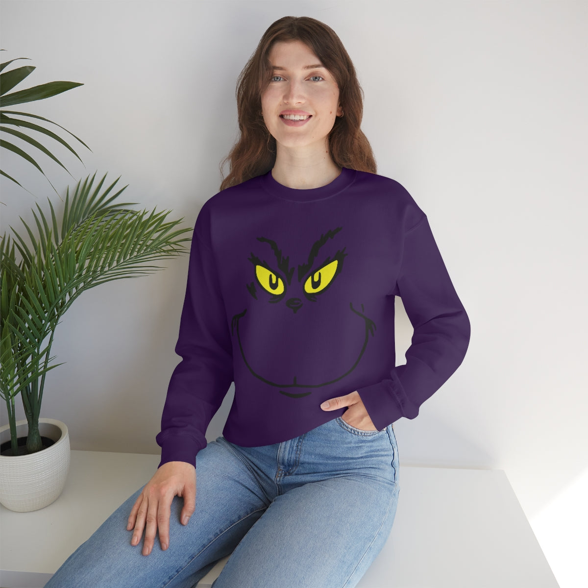 Grinch Face - Unisex Sweatshirt