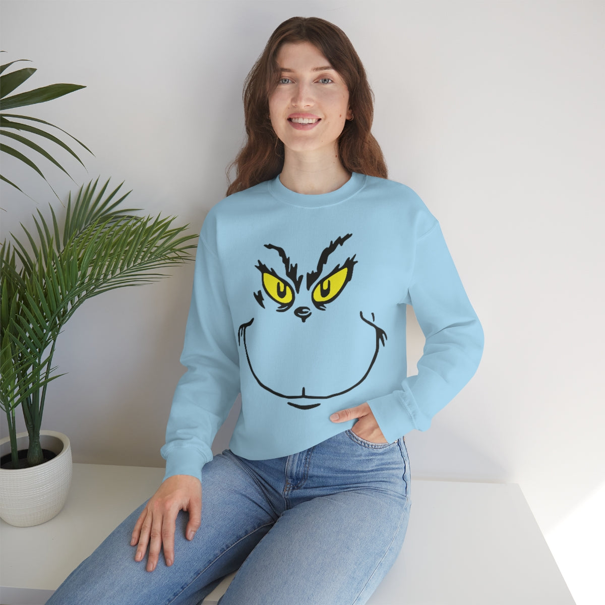 Grinch Face - Unisex Sweatshirt