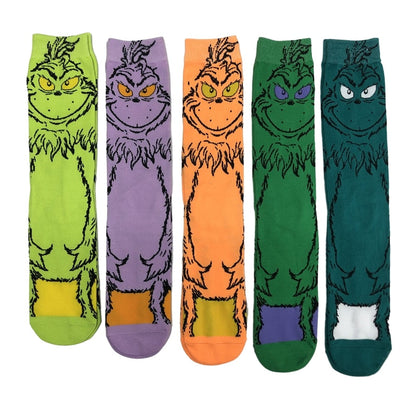 Grinch Socks