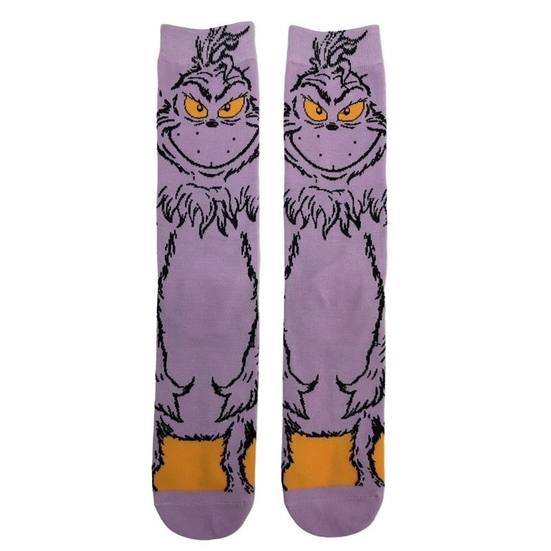 Grinch Socks