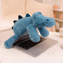 Load image into Gallery viewer, Blue Crocodile Plush Toy
