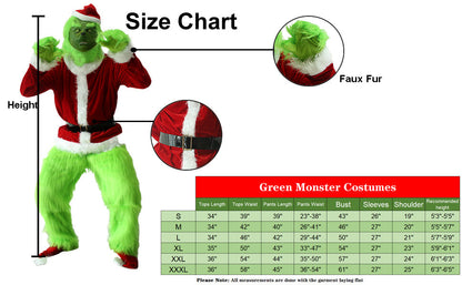 Grinch Costume [7 in 1]