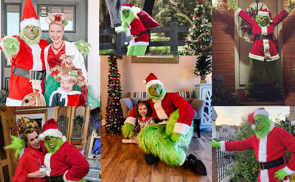 Grinch Costume [7 in 1]