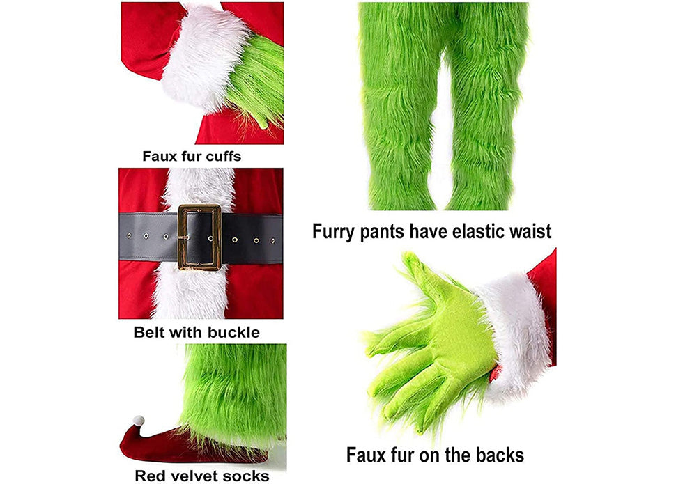 Grinch Costume [7 in 1]
