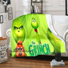 Load image into Gallery viewer, Grinch Blanket
