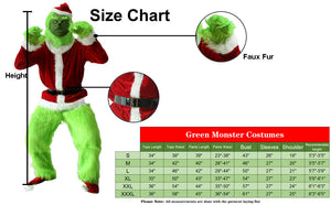 Grinch Costume - [Ships From USA]